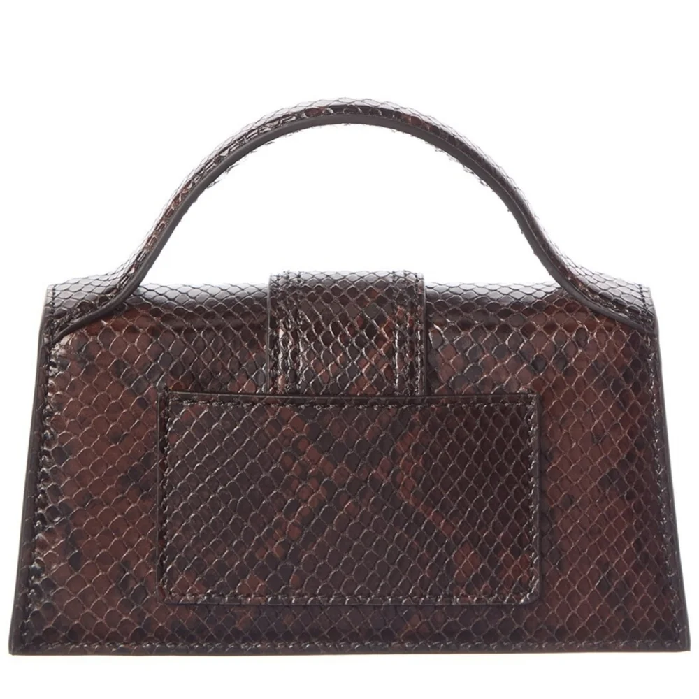 Jacquemus The Bambino Python Embossed Bag - Picture 2 of 6